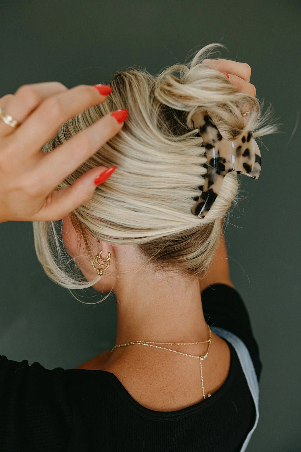 Skinny Tan Tortoise Claw Clip | Shop Andi