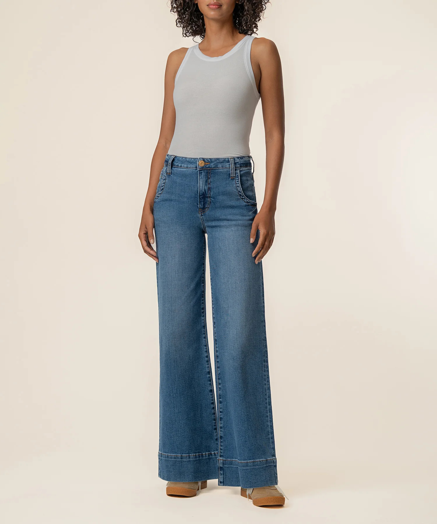 Maya High Rise Wide Leg in Journey Wash - Kut from the Kloth | Kut From Kloth