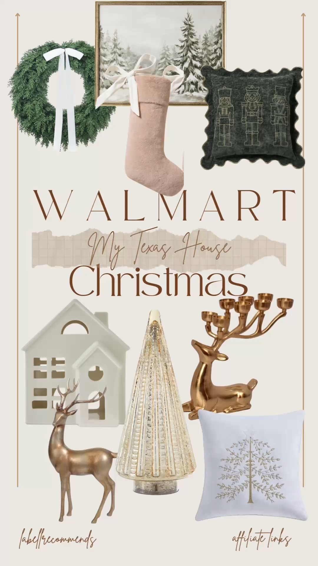 Walmart’s My Texas House Christmas line features beautiful holiday pillows, Christmas stockings, reindeer candleholders, and Christmas wreaths. Christmas decor at an affordable price! 

#walmarthome #christmasdecoration #mytexashouse #holidaydecor

Christmas decor, Christmas decorations, Walmart Christmas decor, affordable Christmas decor 

#LTKSeasonal #LTKHome #LTKFindsUnder50