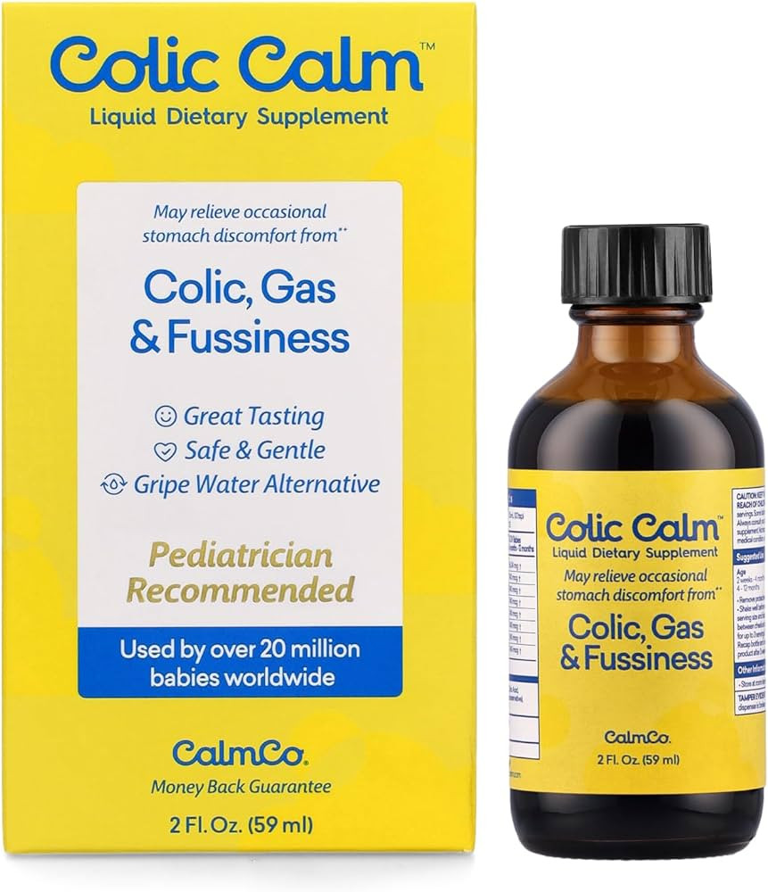 Colic Calm Gripe Water, Colic & Infant Gas Relief Drops, 2 Ounce | Amazon (US)
