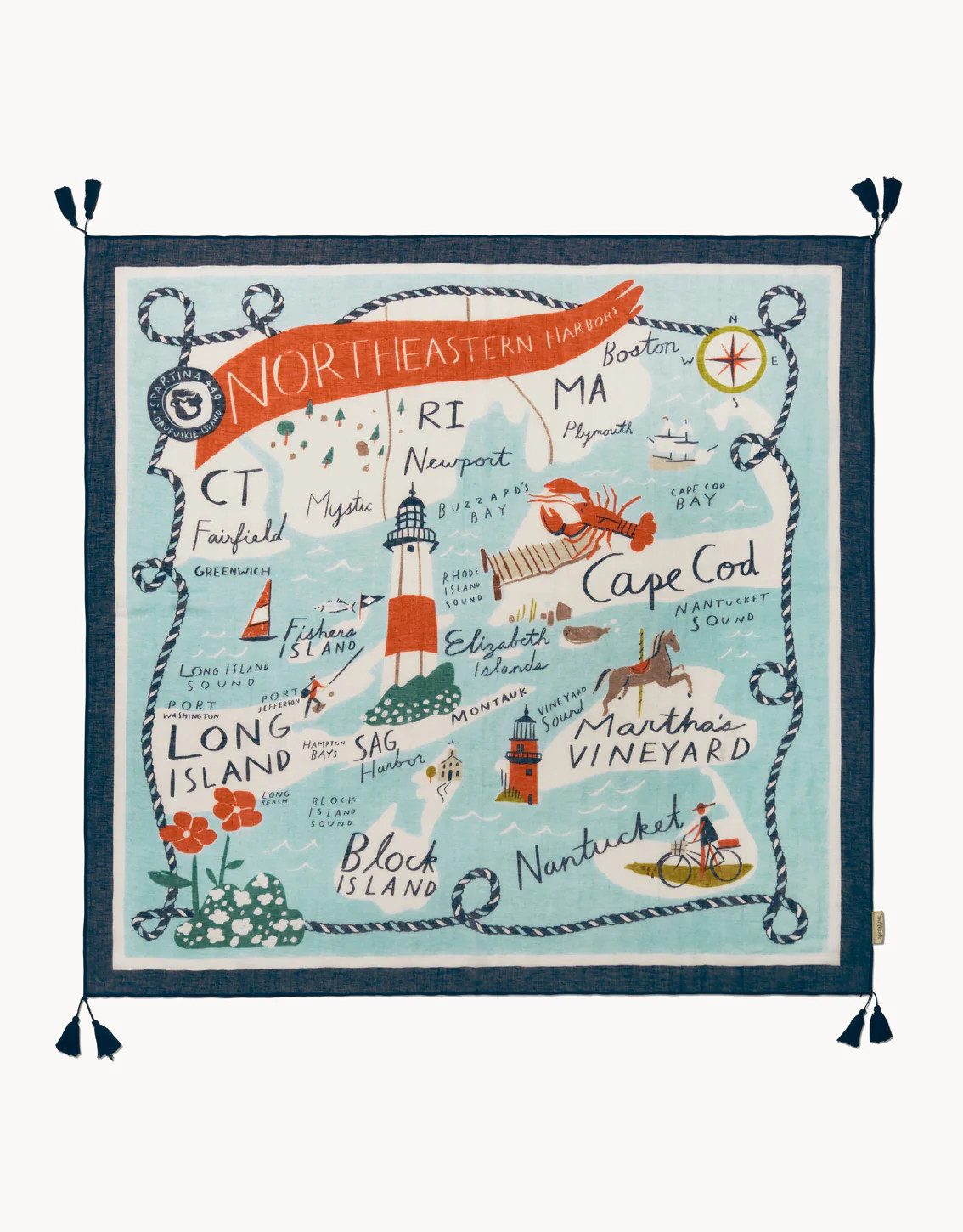 Northeastern Harbors Scarf | Spartina 449