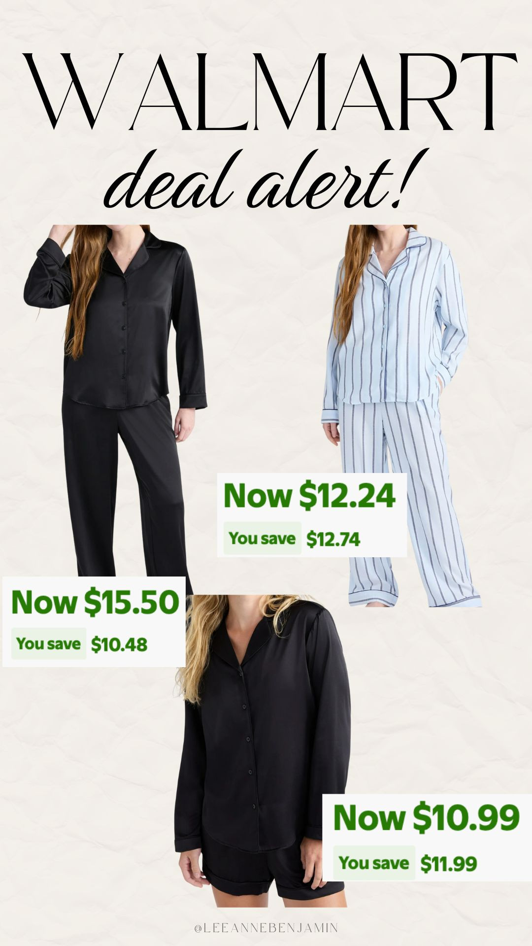 Some deal alerts from Walmart on the comfiest pajamas!  

 #LTKmomlife #LTKSaleAlert