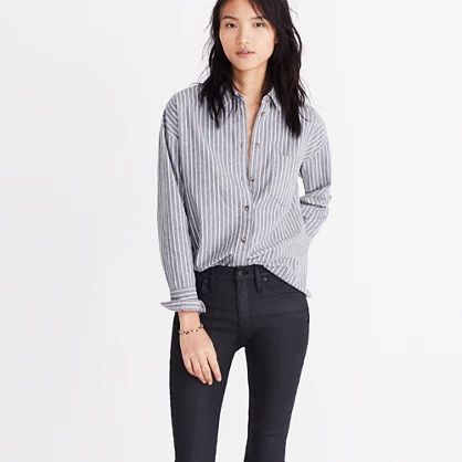 Flannel Westward Shirt in Stripe | Madewell