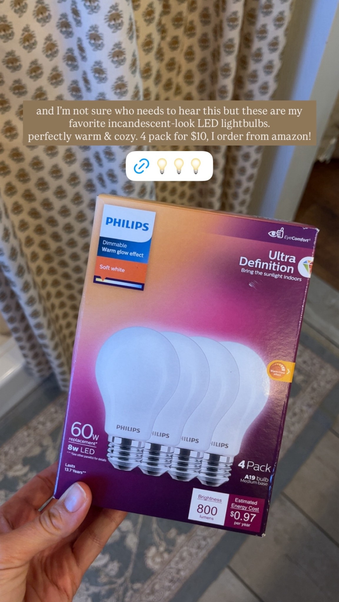 led lightbulbs that feel incandescent- warm and cozy - in order these from Amazon!

#LTKHome