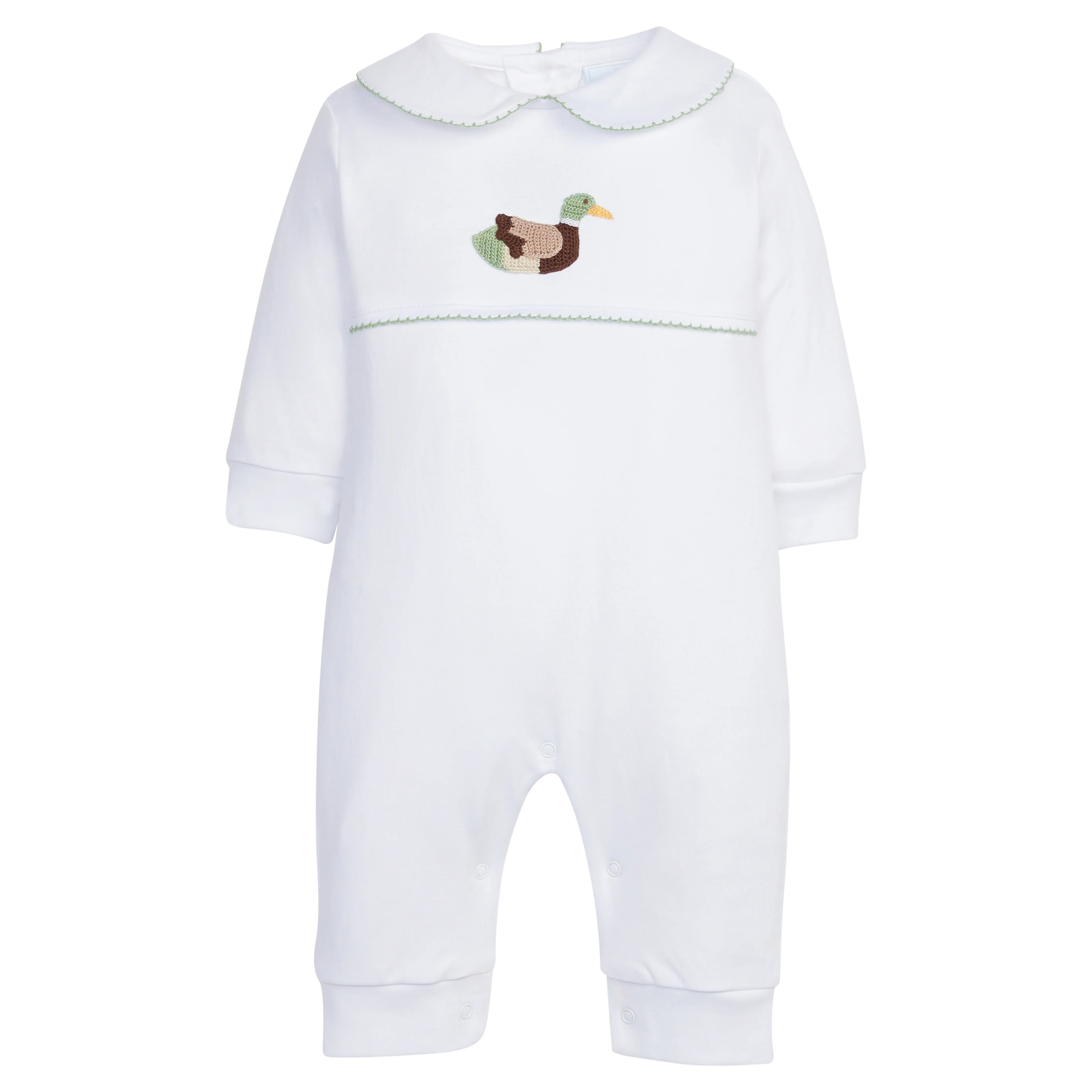Mallard Crochet Playsuit - Classic Baby Gift | Little English