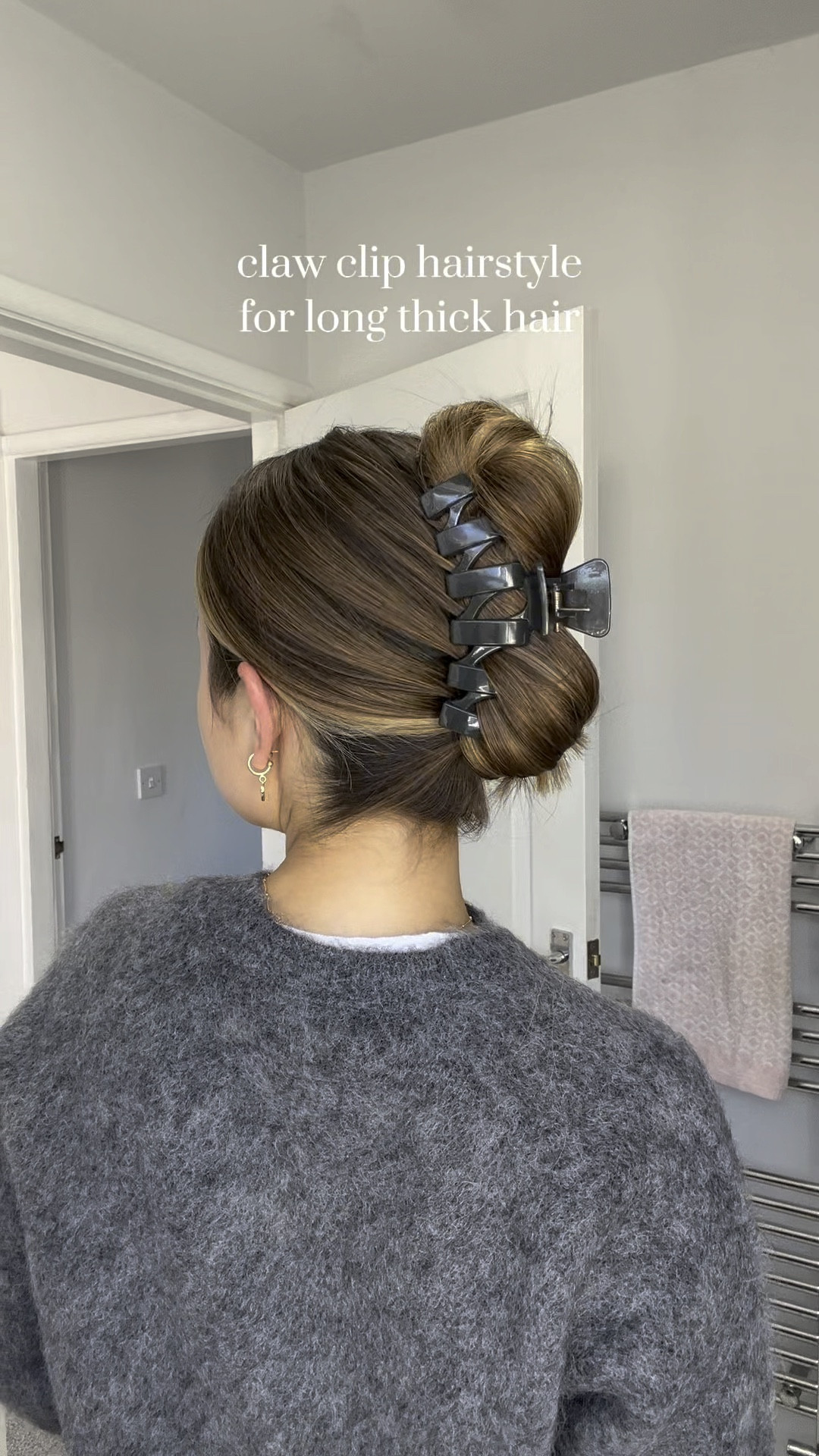 Claw clip hairstyle for thick hair ✨ #hairinspo 

#LTKbeauty #LTKautumn #LTKuk