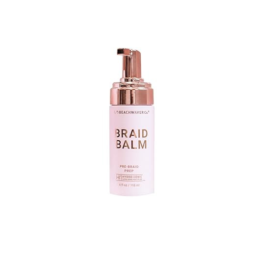 The Beachwaver Co. Haircare Braid Balm Pre-Braid Prep - Full Size (4 Fl Oz) | Frizz-Taming Hair P... | Amazon (US)