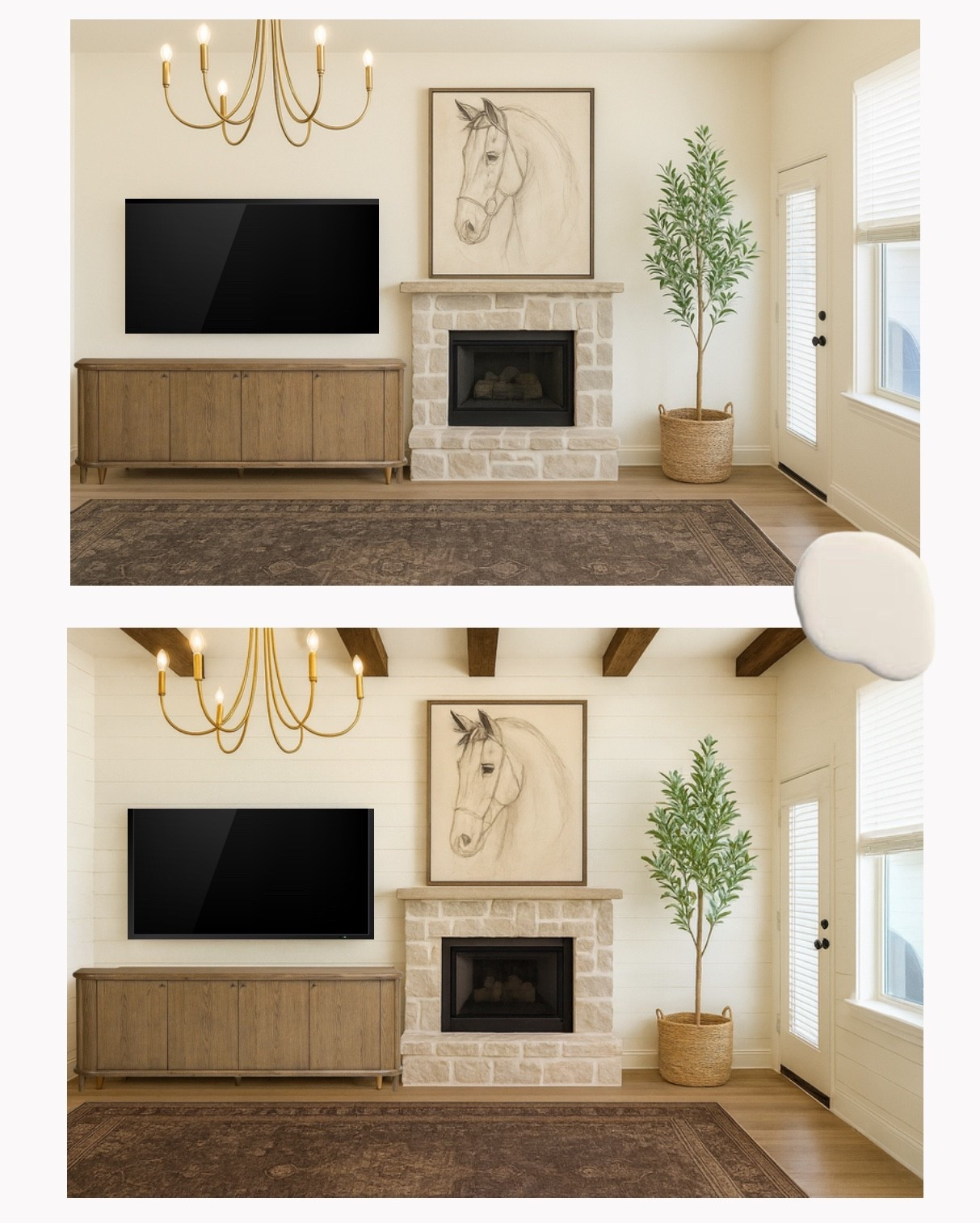 Timeless living room 🤎 harmony project 

#LTKHome