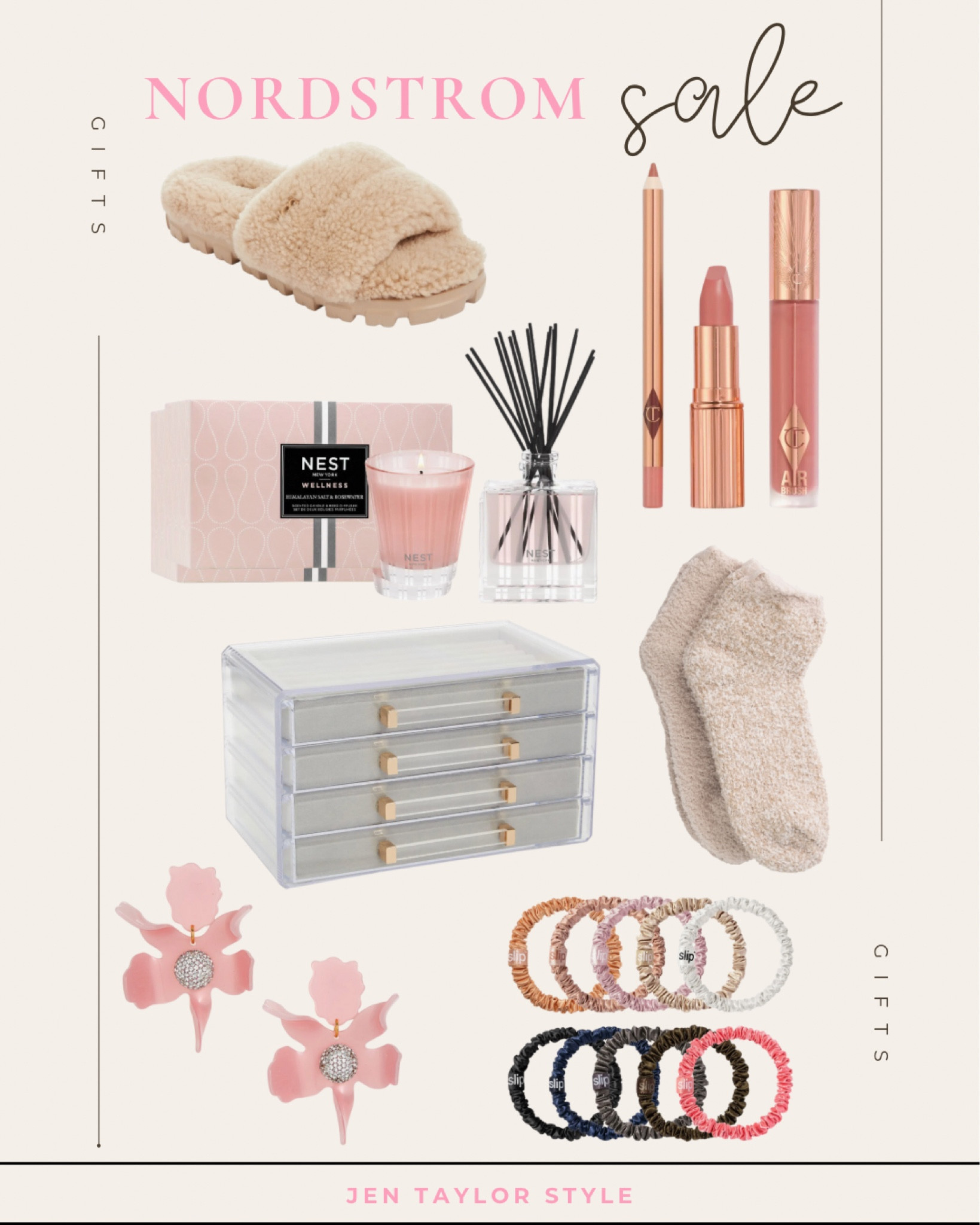 Nordstrom Anniversary Sale gift ideas for her! These are perfect to buy now and stash away for the holiday season! This clear acrylic and gold jewelry box is beautiful and the Lele Sadoughi earrings are perfect to pair with them for the ultimate splurge gift for a jewelry lover. 

#LTKSummerSales #LTKSaleAlert #LTKxNSale