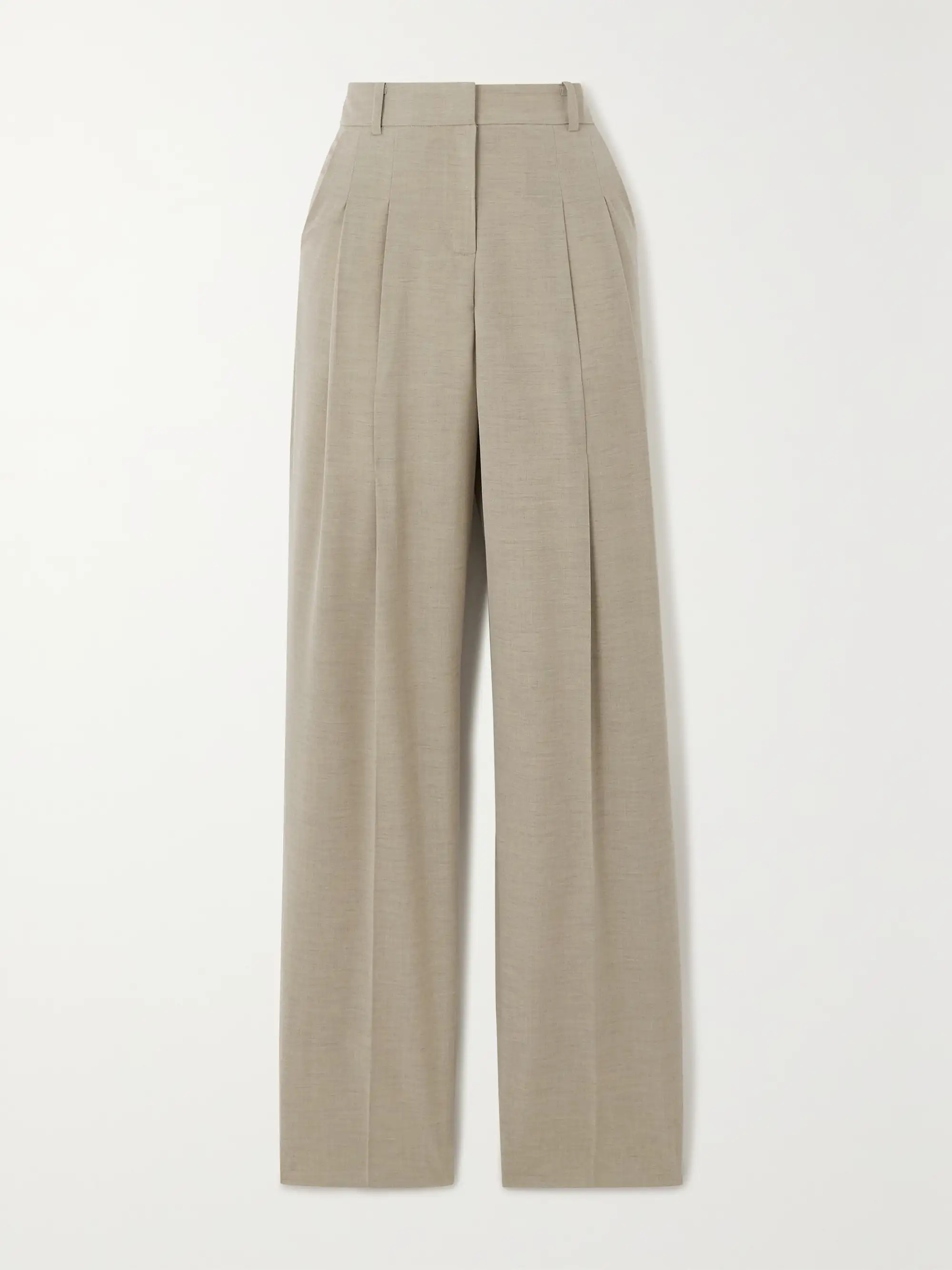 Gelso pleated TENCEL Lyocell-blend straight-leg pants | NET-A-PORTER (UK & EU)