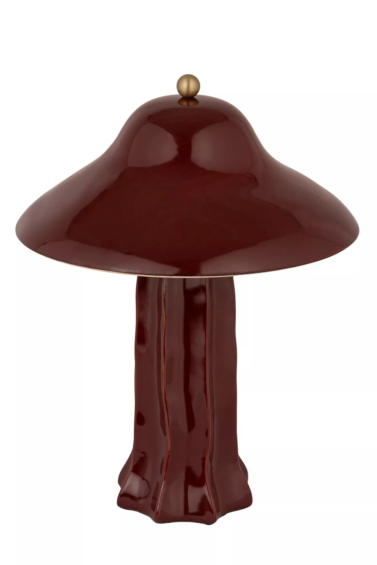 Burgundy Bell Stoneware Table Lamp | Anthropologie (US)