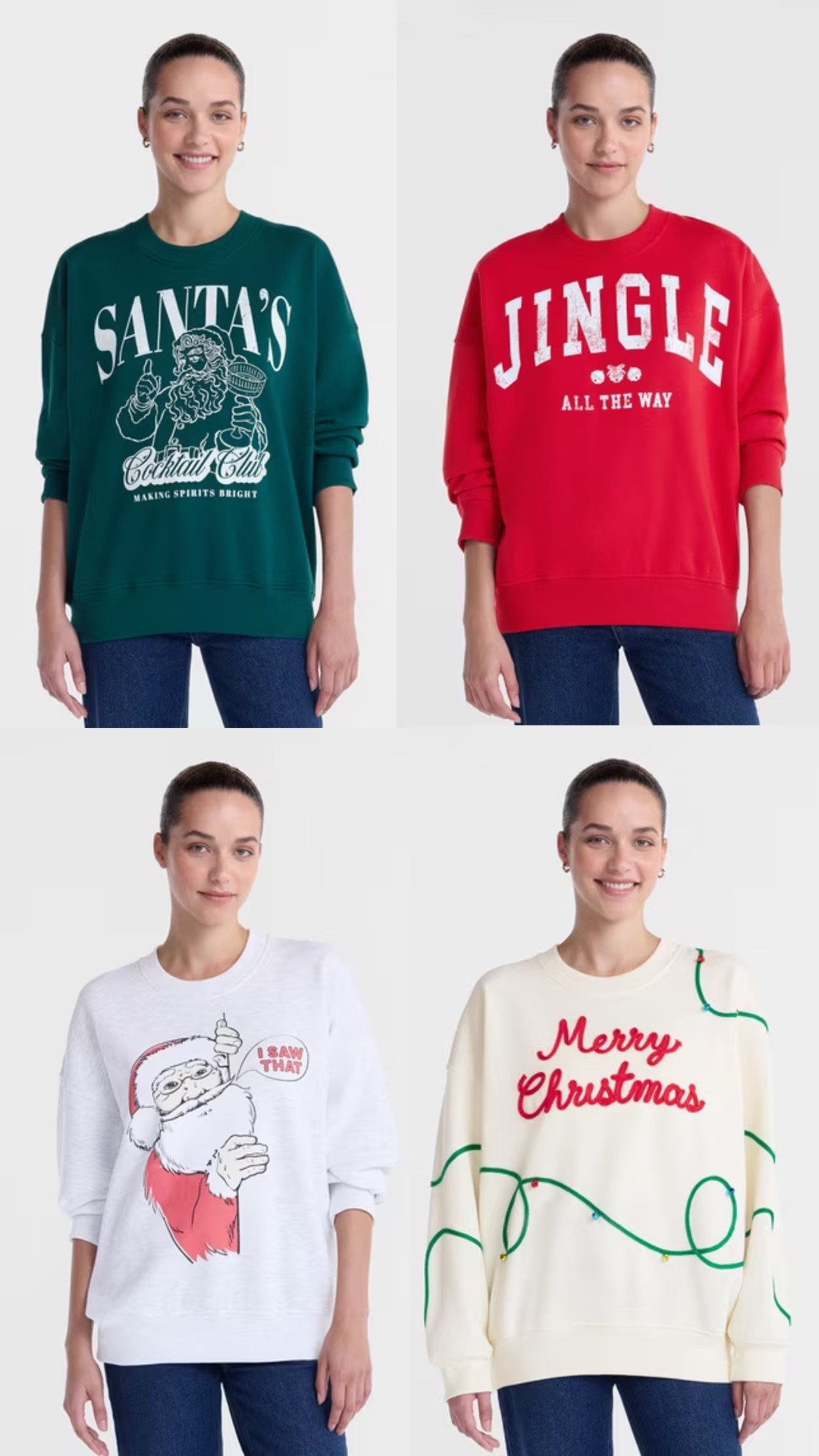 $15 Christmas sweatshirts