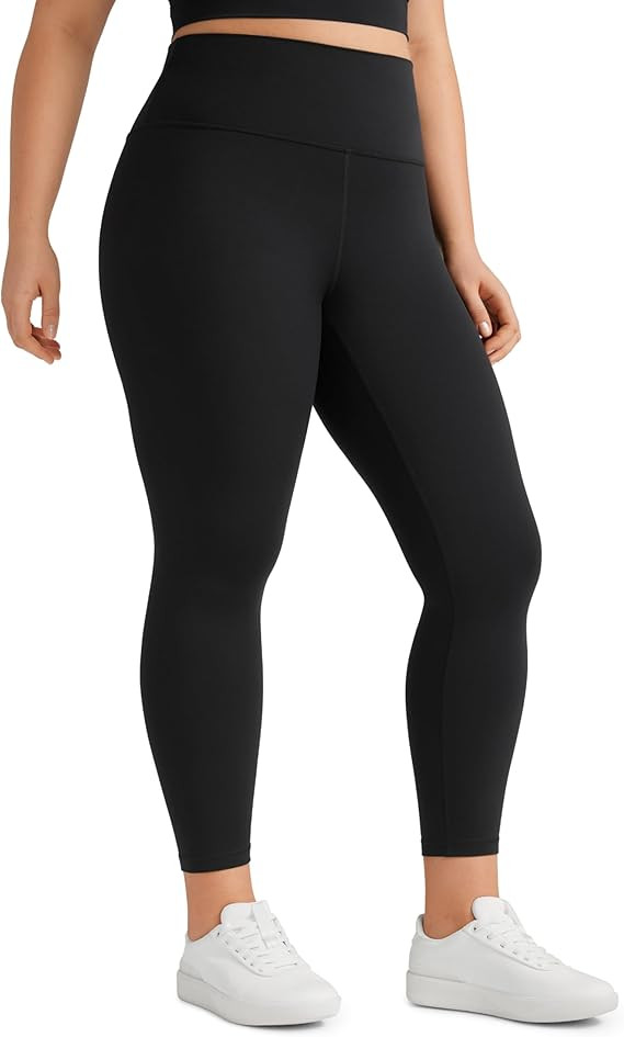 CRZ YOGA Butterluxe Plus Size Leggings for Women 25 Inches - High Waisted Buttery Soft Spandex Wo... | Amazon (US)