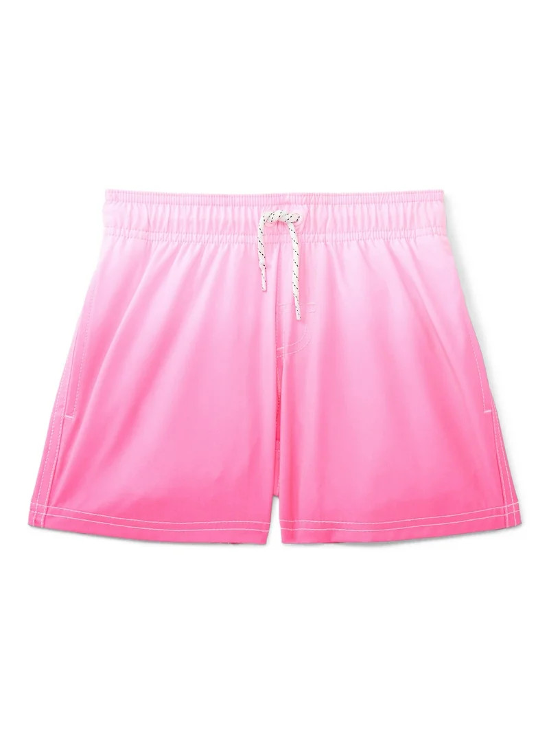 Wonder Nation Boys Quick Dry Stretch Swim Trunks with UPF50, Sizes 4-18 & Husky | Walmart (US)