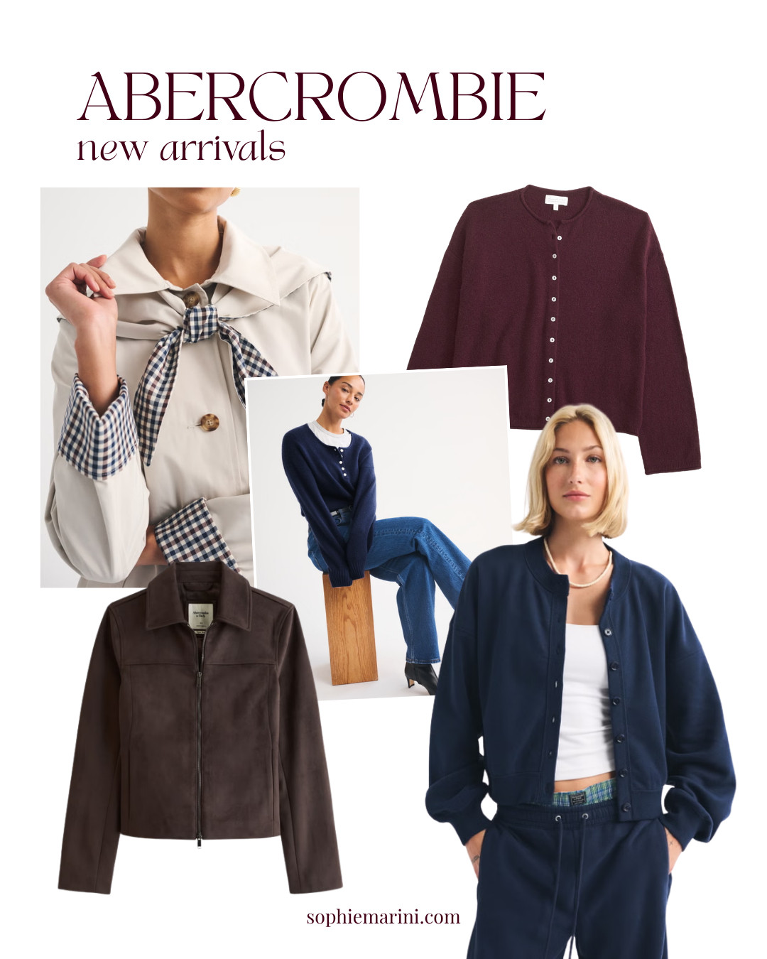 Abercrombie's new arrivals are the fall wardrobe reset I needed 🍂 🛒everything linked. Comment SHOP and I'll DM the details 💌

Roll neck cardigans, a vegan suede jacket, oversized sweatshirts, and a trench that does it all. These are the pieces I'll be living in from now through November — the burgundy cardigan and removable-scarf trench are already on repeat.

[Abercrombie new arrivals, Abercrombie fall 2026, wool blend cardigan, suede jacket, fall trench coat]
#abercrombie #fallnewarrivals #falloutfitideas 

 #LTKSeasonal
