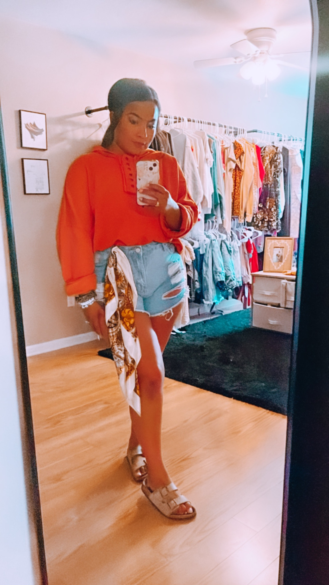 PUMP up the JAM

can’t wait to go to the Pumpkin Patch with our friends and my hubby 

This outfit is ready for the PATCH cool vibes 

Sweatshirt is comfy loose and I tucked it into my shorts 

Wanted a little razzle dazzle so I added a scarf to my belt loop 

#LTKWeekend 

#LTKSeasonal #LTKSale #LTKHoliday