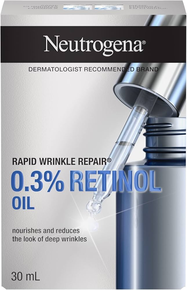 Neutrogena Anti Aging Retinol Oil for Face, Rapid Wrinkle Repair Face Serum and Eye Serum, 30 Milliliters | Amazon (CA)