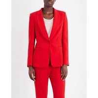 Claudie Pierlot Valentina crepe blazer, Women's, Size: 8, Ruby | Selfridges