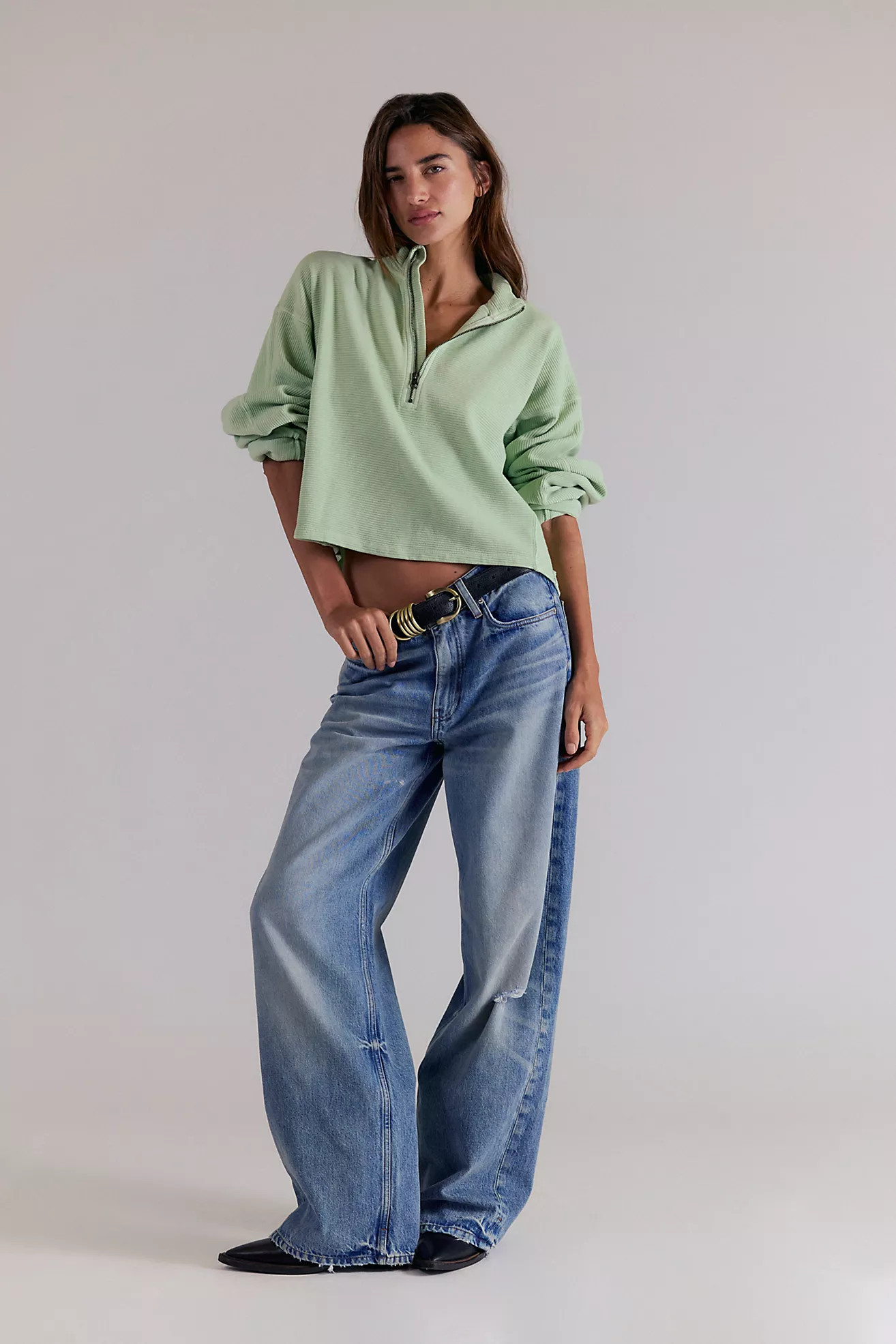 We The Free Celeste Quarter Zip | Free People (Global - UK&FR Excluded)