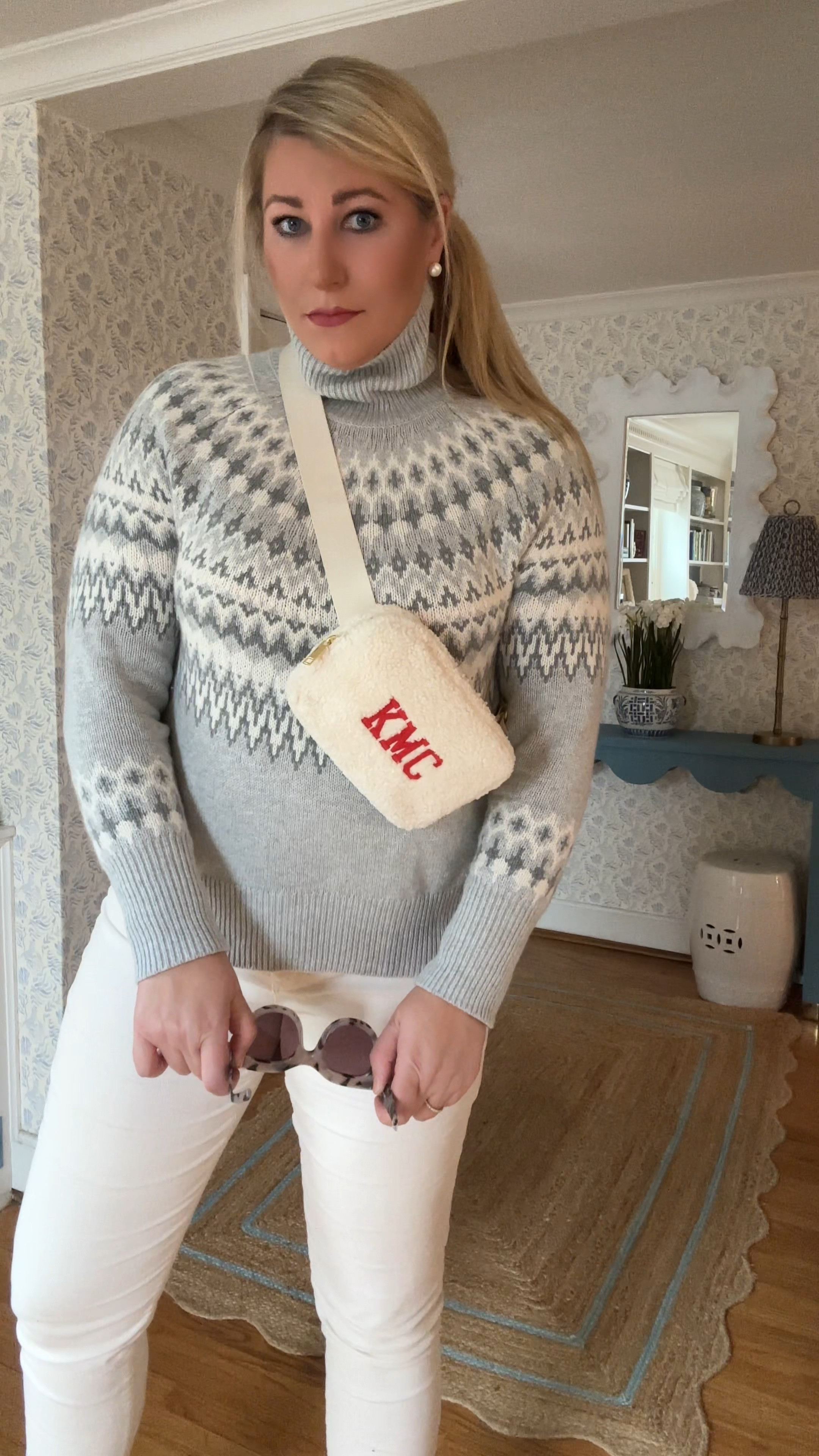 Today’s outfit: definitely need the warm sweater today! This fair isle sweater is not only cute but a great weave and thickness to keep you warm on those frigid days 

#LTKOver40 #LTKWatchNow #LTKSeasonal