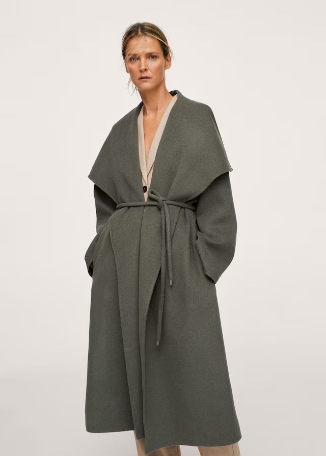 Oversize wool coat | MANGO (US)