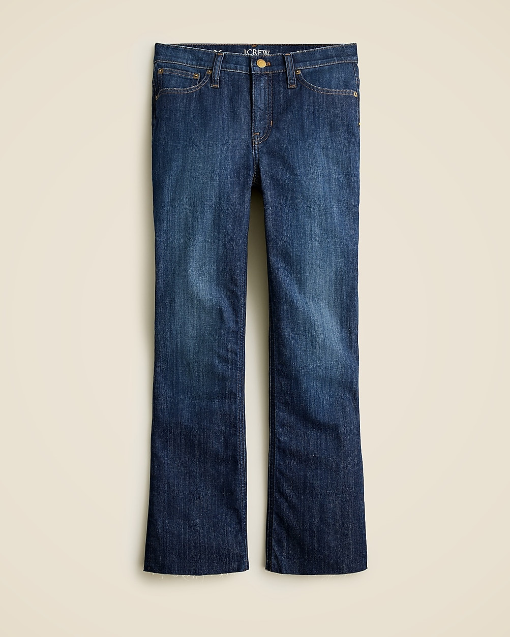 9" demi-boot crop jean in Dark Worn wash | J. Crew US