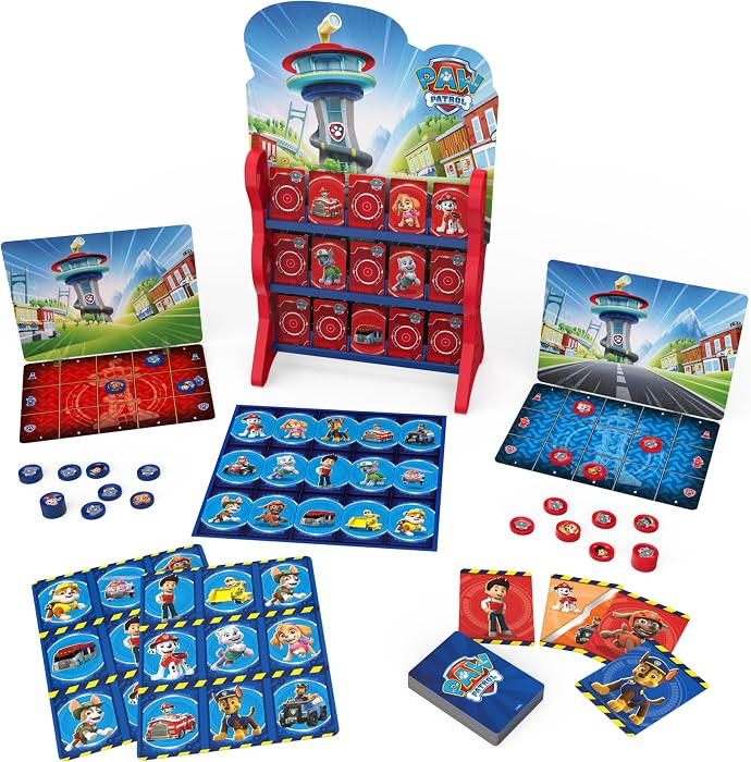 PAW Patrol, Games HQ Board Games for Kids Checkers Tic Tac Toe Memory Match Bingo Go Fish Card Games PAW Patrol Toys, for Preschoolers Ages 4 and up | Amazon (US)