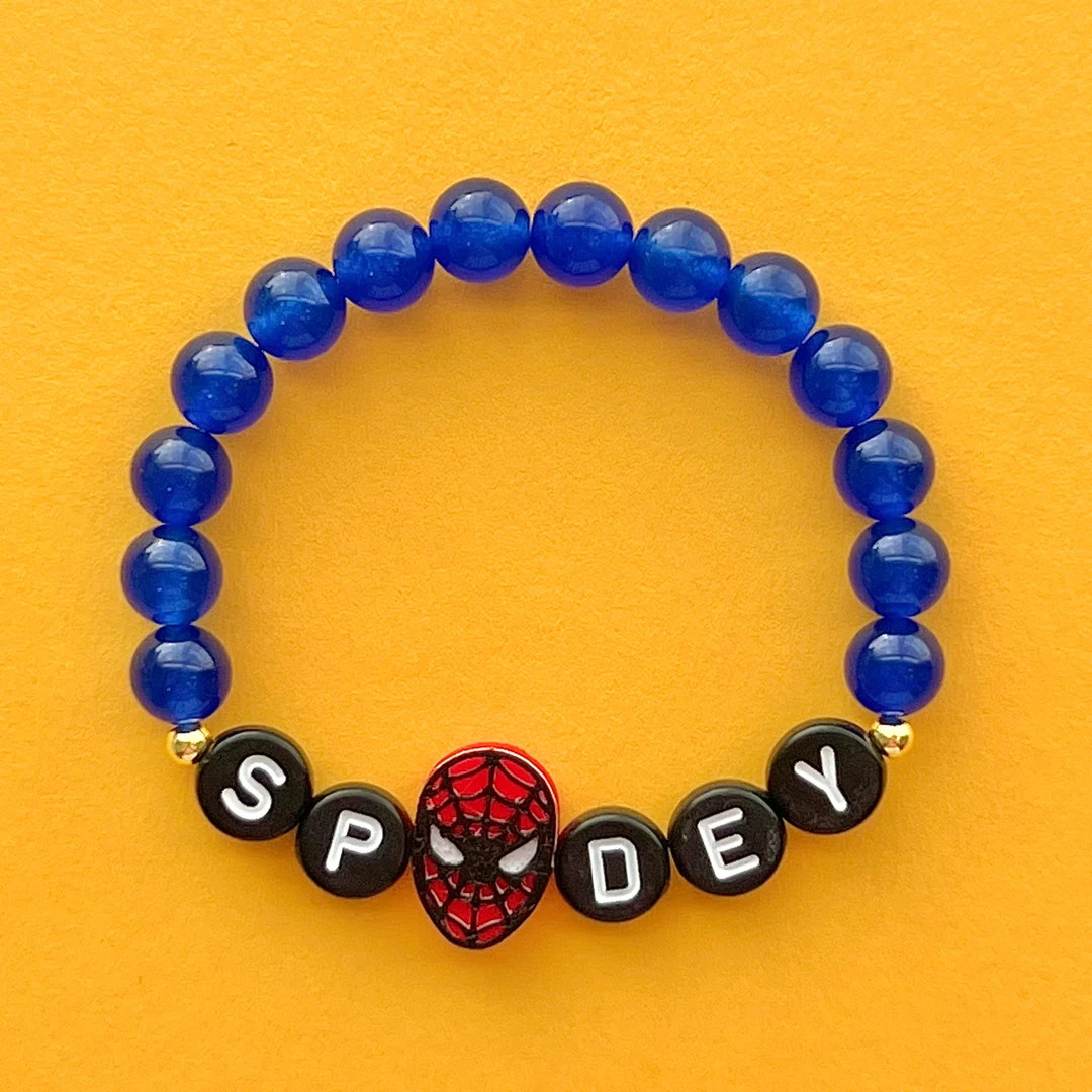 Spidey Large Letter Beaded Bracelet | Etsy (US)