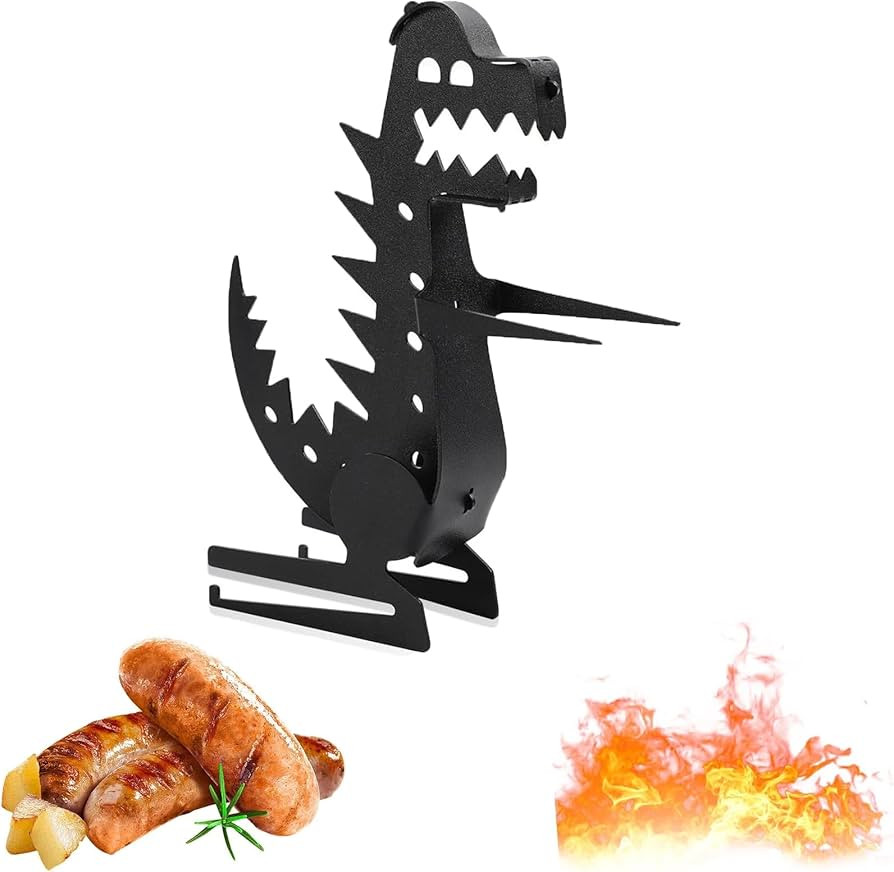 Funny Hot Dog Holders, Funny Dinosaur Shape Grill Hot Dog Roller, Grilling Cookware & Rotisseries... | Amazon (US)