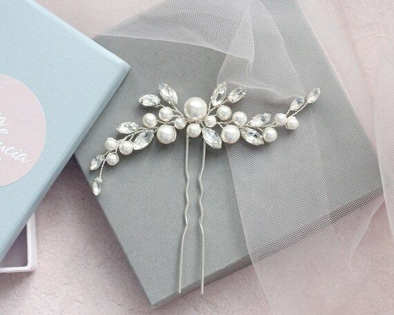 Bridal Hair Piece / Wedding Hair Pin Pearl / Bridal Hair Pin / | Etsy | Etsy (US)