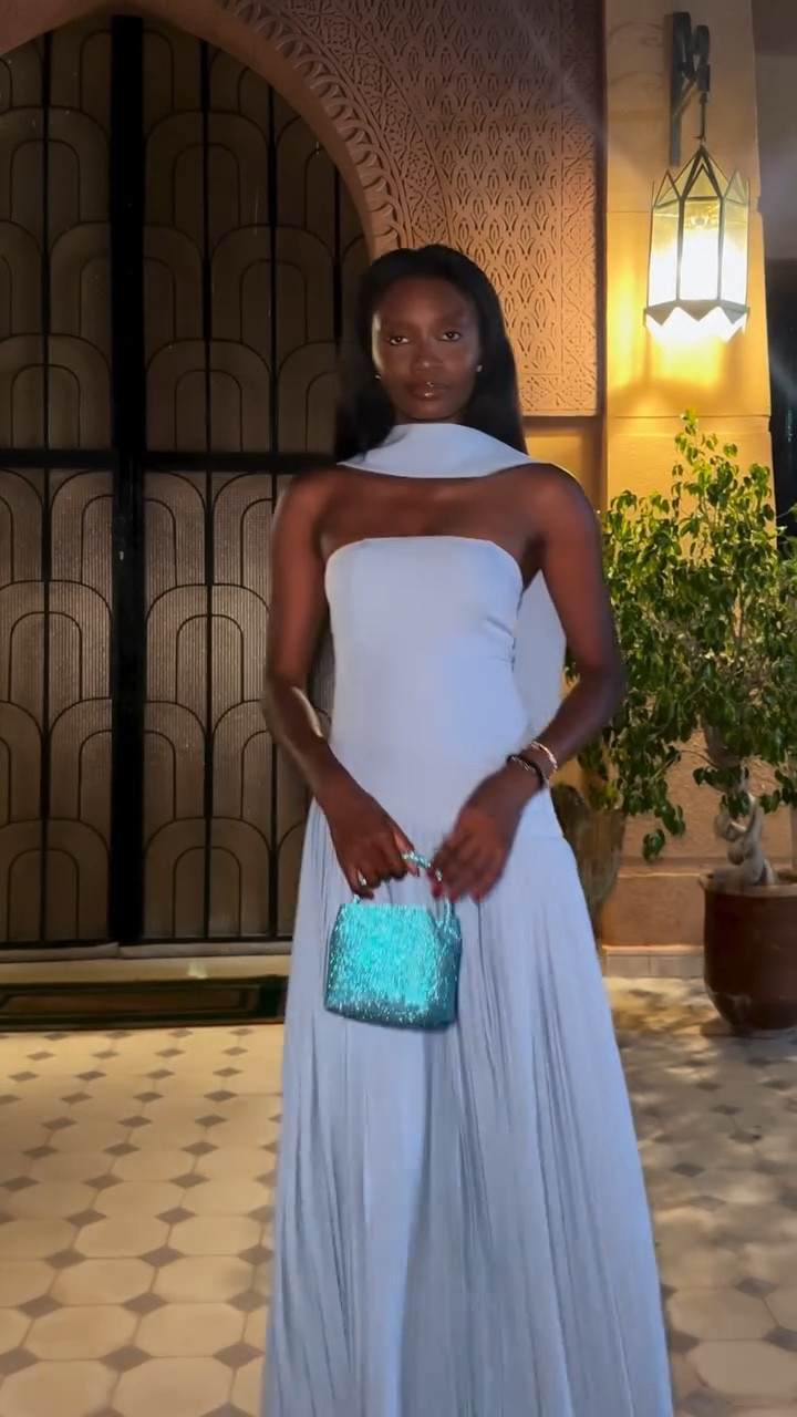 Ladies, Which part of dinner dates do you love most?for me, it’s getting dressed , the food 🤤 and company ✨🍷 🩵🩵🩵 at least if the food and company are off, at least I look good 😊

#LTKdresses