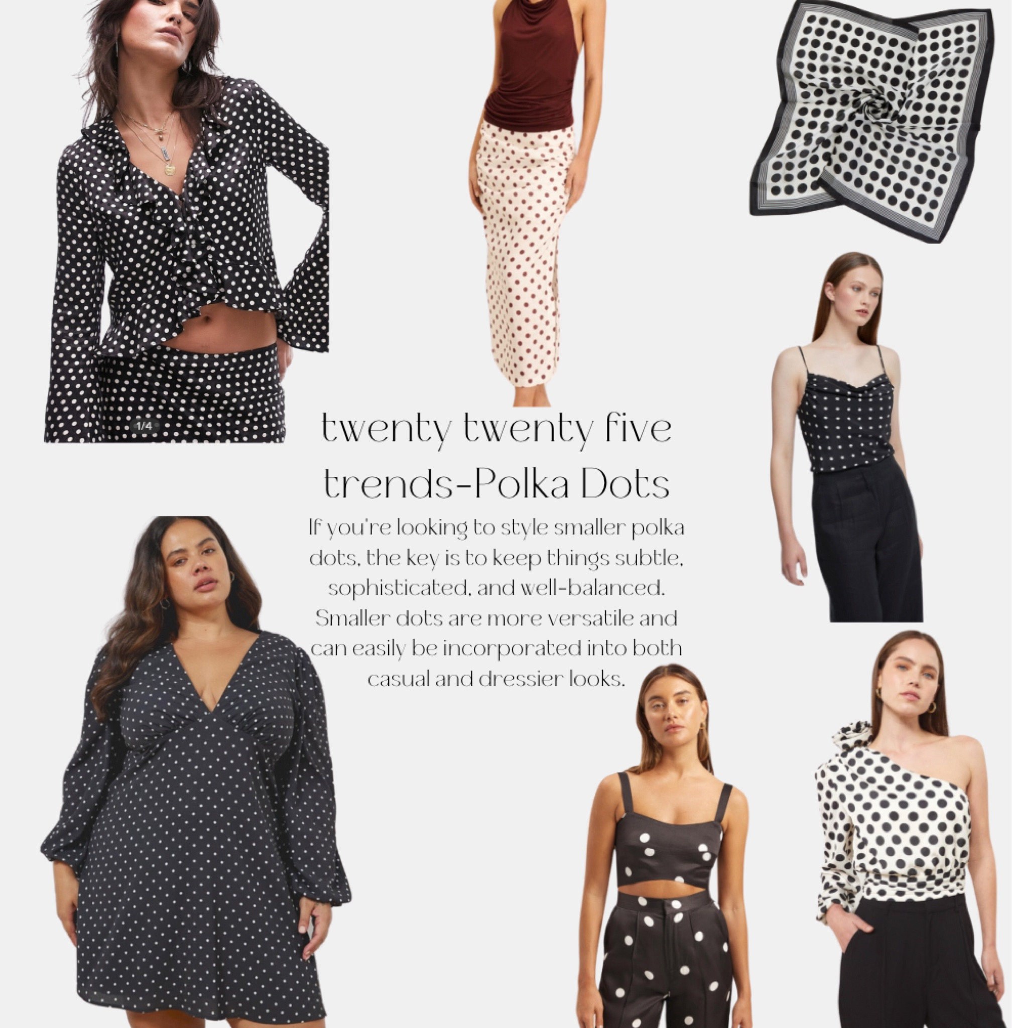 Trend prediction for 2025- Polka dots! 🤍

#LTKsummer #LTKaustralia #LTKstyletip
