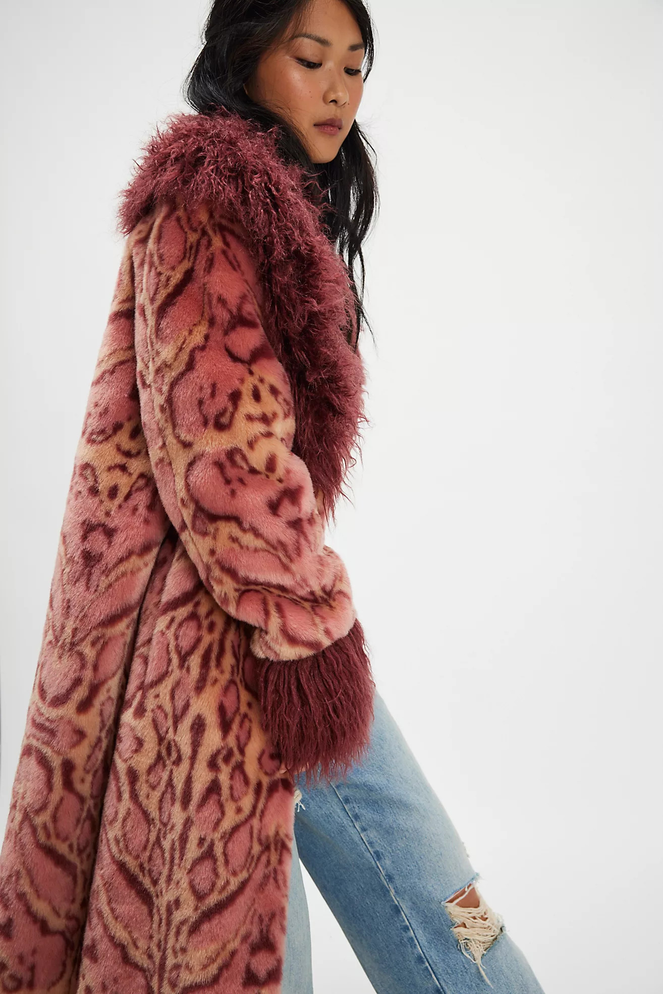 Unreal Fur Cuvée Rose Coat | Free People (Global - UK&FR Excluded)