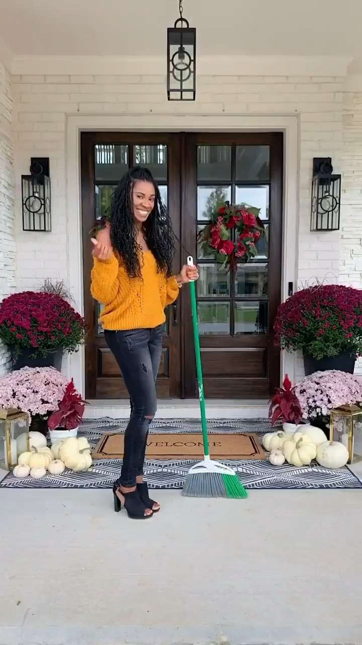 Fall front porch for those looking for a different color palette outside the traditional colors 

#LTKHalloween #LTKhome #LTKSeasonal