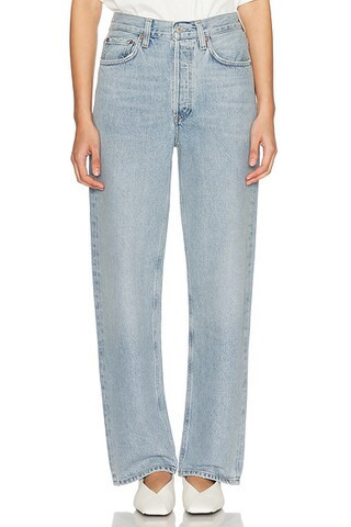 AGOLDE Henson Jeans in Replica - Blue. Size 24 (also in 23, 28, 29, 30, 31, 32, 33). | FWRD 