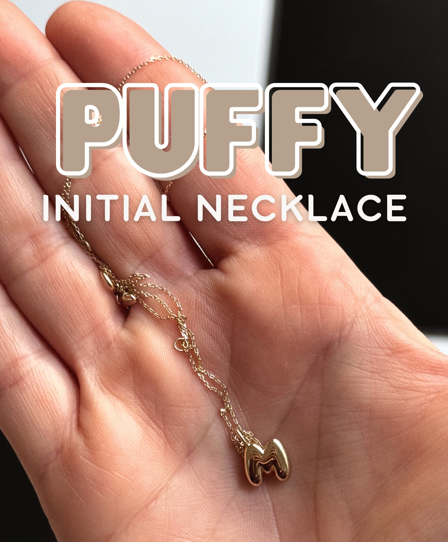 Shop my 14k gold puffy/bubble initial necklace! I’ve also sourced more affordable options! 

#LTKHoliday #LTKstyletip #LTKGiftGuide