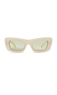 Le Specs Dopamine Sunglasses in Milky Almond Moss Mono from Revolve.com | Revolve Clothing (Global)