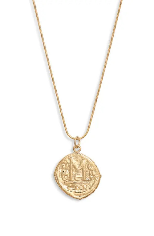 Child of Wild Cortez Coin Pendant Necklace in Gold at Nordstrom | Nordstrom