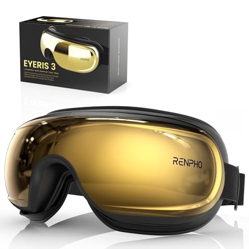 RENPHO Eye Massager with Heat and Cooling Voice Control, FSA Eligible HSA, Birthday Gifts for Men Women, Eye Mask for Reduce Dry Eyes, Eye Care with Massage - Eyeris 3 | Amazon (US)