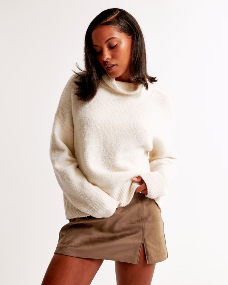 Vol. 28 Mid Rise Vegan Suede Mini Skirt | Abercrombie & Fitch (US)