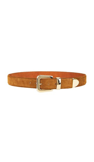 Suede Belt in Tan | Revolve Clothing (Global)