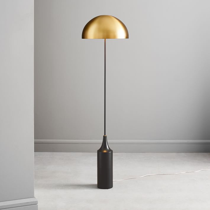 Hudson Steel Shade Floor Lamp (57") | West Elm (US)