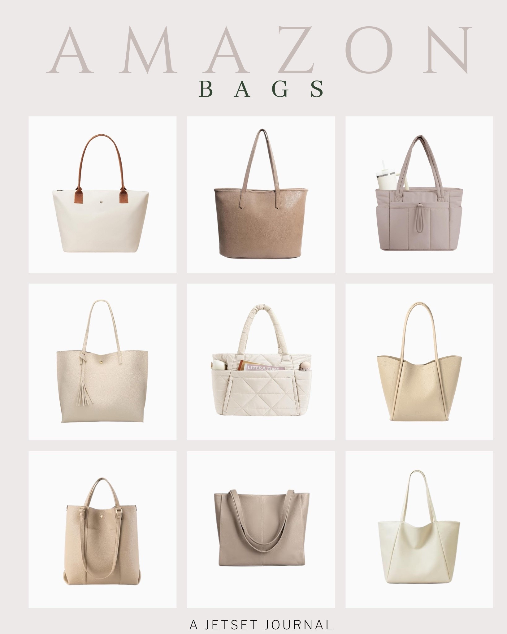 Here are some affordable tote bags on Amazon you can check out now!
amazon finds, winter fashion, affordable tote bags, tote bag favorites, everyday bags,  trendy totes, must-have bags, fashion favorites, casual bags, shopping essentials, stylish totes, gift ideas, seasonal favorites, top picks, tote bag ideas, amazon gifts, cute bags, practical gifts, tote bag trends, bag inspiration

#LTKSeasonal #LTKFindsUnder50 #LTKU