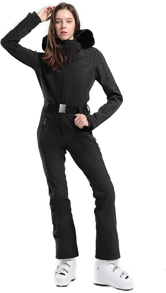 IMPHUT Women's One Piece Ski Suits Onesie Waterproof Jumpsuits Windproof Snowsuit Insulated Ski J... | Amazon (US)
