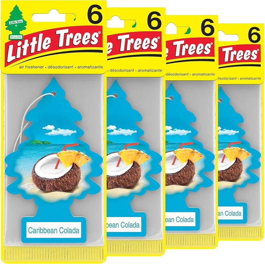 LITTLE TREES Car Air Freshener. Hanging Tree Provides Long Lasting Scent for Auto or Home. Caribb... | Amazon (US)