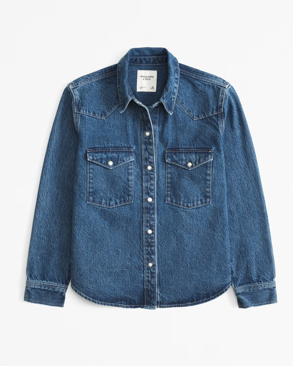 Western Denim Shirt | Abercrombie & Fitch (US)