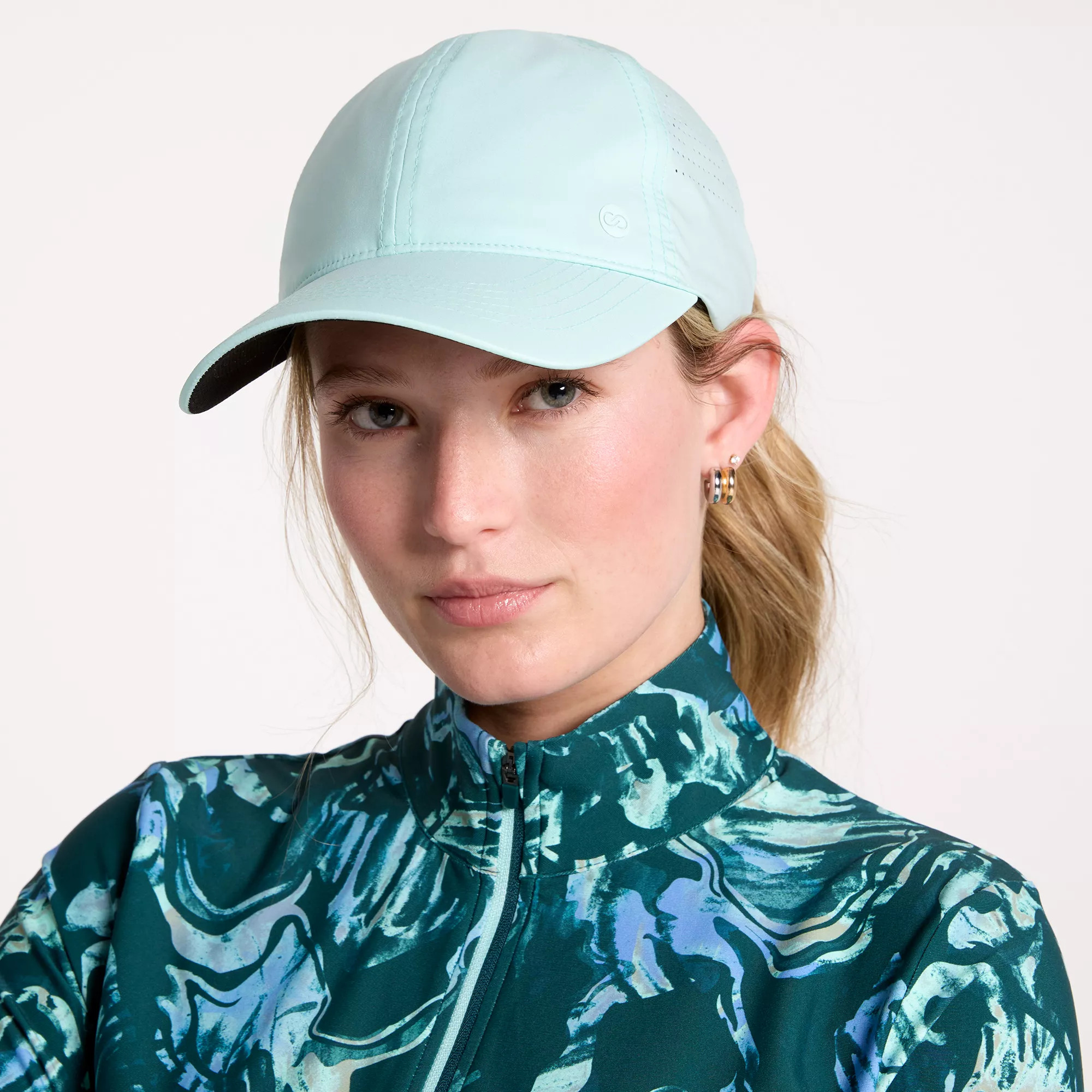 CALIA Women's Golf Perforated Ponytail Hat, Pistachio Mint | DICK'S Sporting Goods