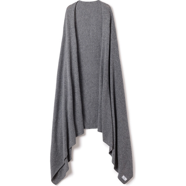 Cashmere Wrap, Dark Grey | Maisonette