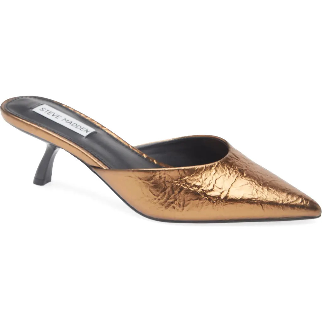 Steve Madden Mariano Metallic Mule in Bronze at Nordstrom Rack, Size 9 | Nordstrom Rack