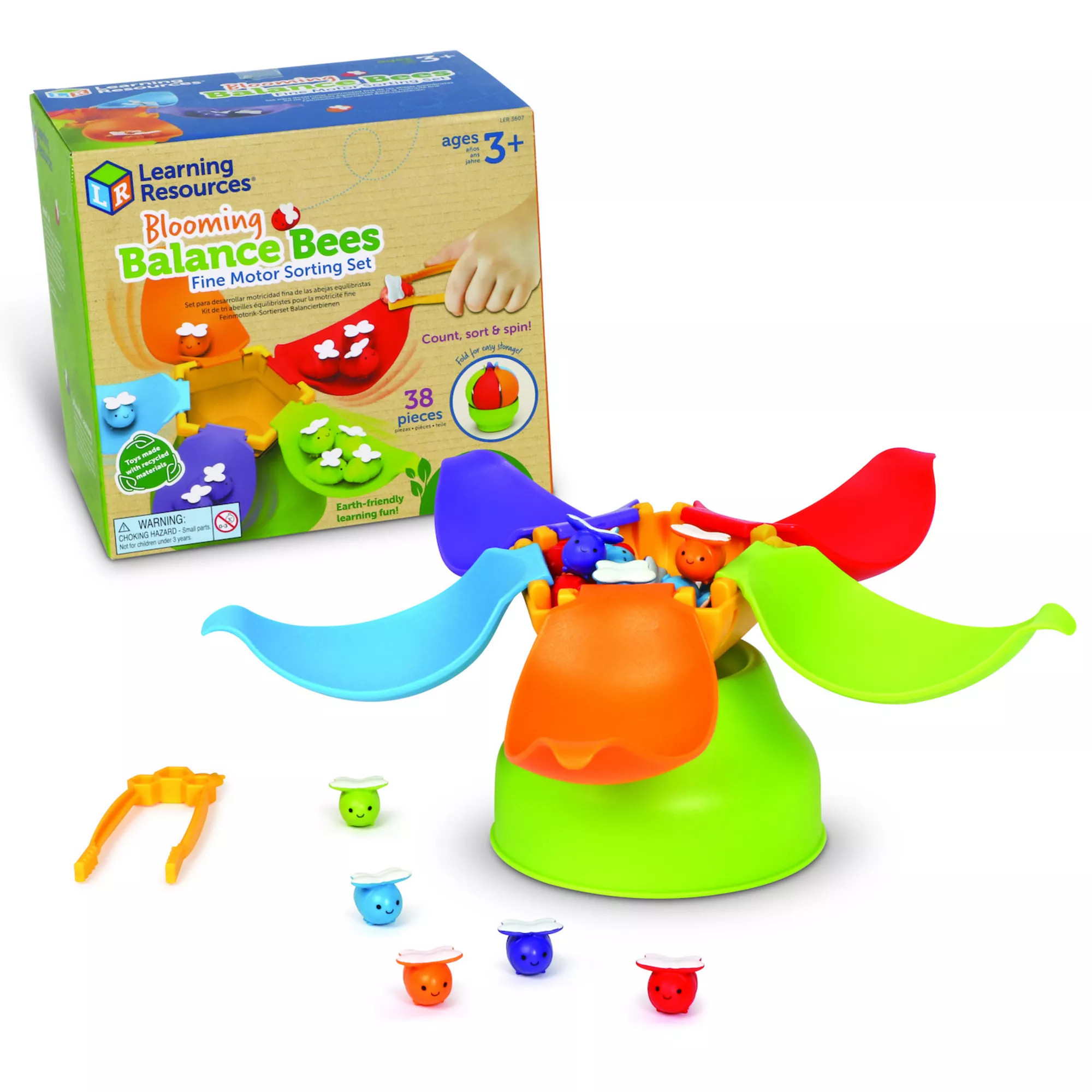 Learning Resources 38-pc. Blooming Balance Bees Fine Motor Sorting Set | Kohl's